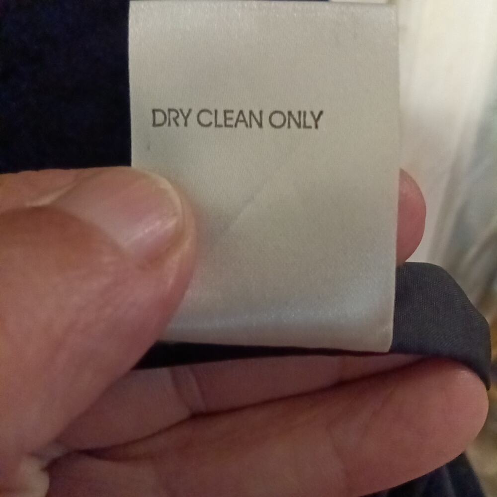 Women's Vintage 90s Wool Blend Trench Coat XL Black Lined Button Up Zip Up Belt - Picture 9 of 10